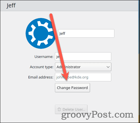 Kubuntu-Change-Password