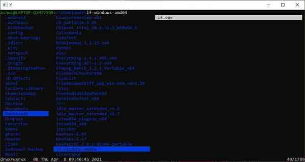 LF-is-a-terminal-file-manager-inspired-by-Ranger-with-Vim-like-shortcuts