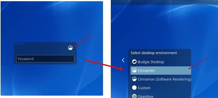 Login-Cinnamon-Desktop-Almalinux-8