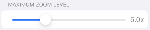 MaxZoomLevel-iPhoneMagnifyApp MaxZoomLevel-iPhoneMagnifyApp