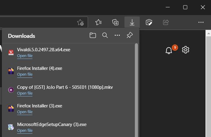 Microsoft-Edge-Downloads-hub