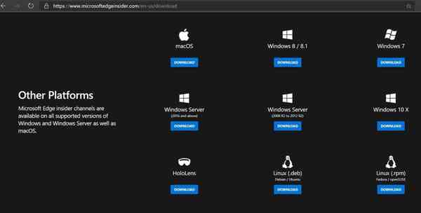 Microsoft-Edge-supported-platforms