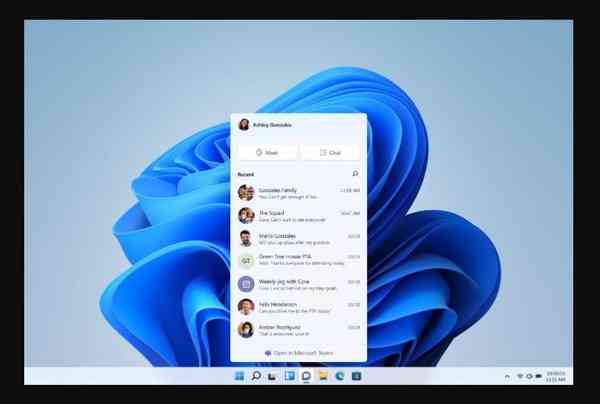 Microsoft-Windows-11-Teams-integration
