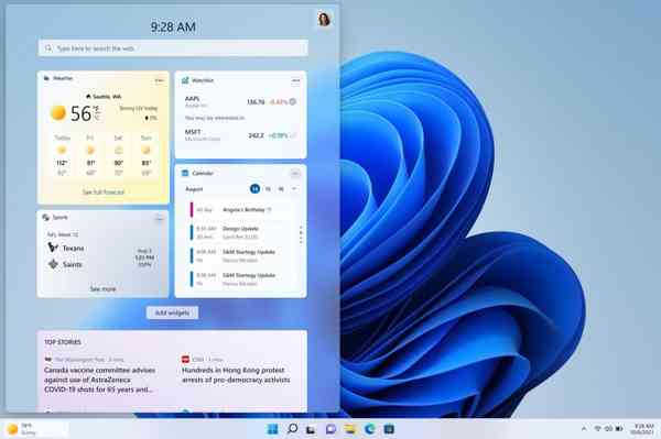 Microsoft-Windows-11-Widgets-Entry-Point