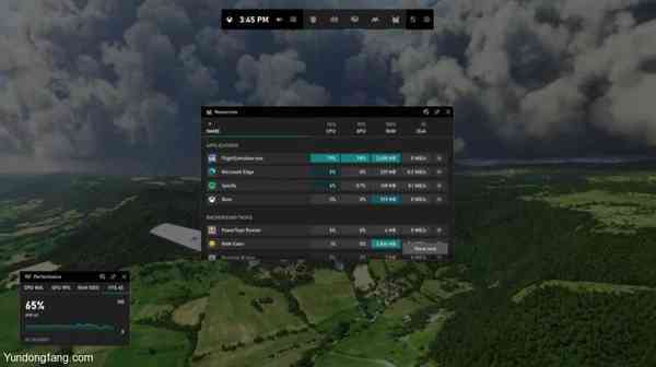 Microsoft-Xbox-Game-Bar-Resources-Widget