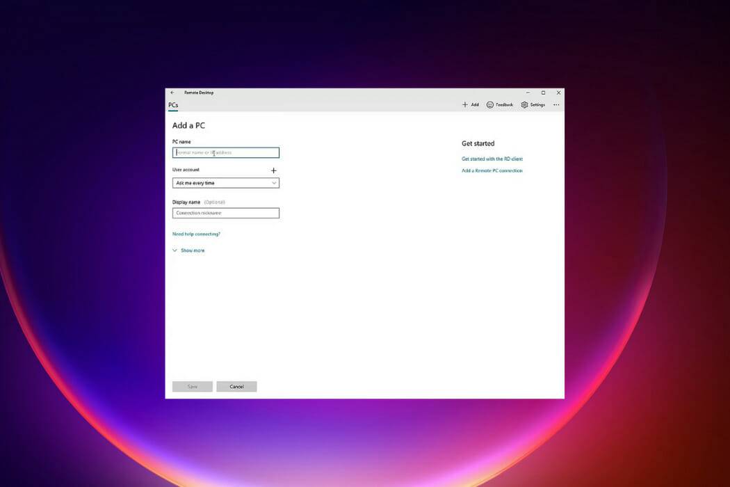 Microsoft-remote-desktop