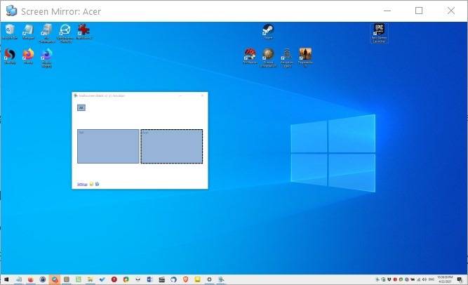 Multiscreen-Blank-screen-mirroring
