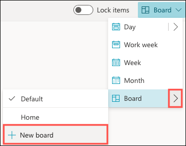 NewBoard-OutlookBoardView