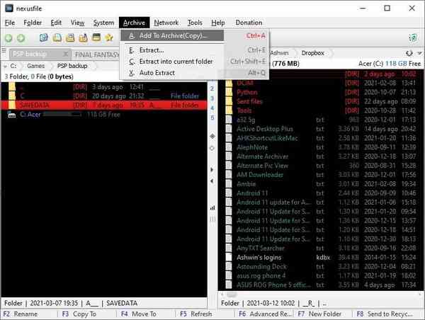 NexusFile-archiver