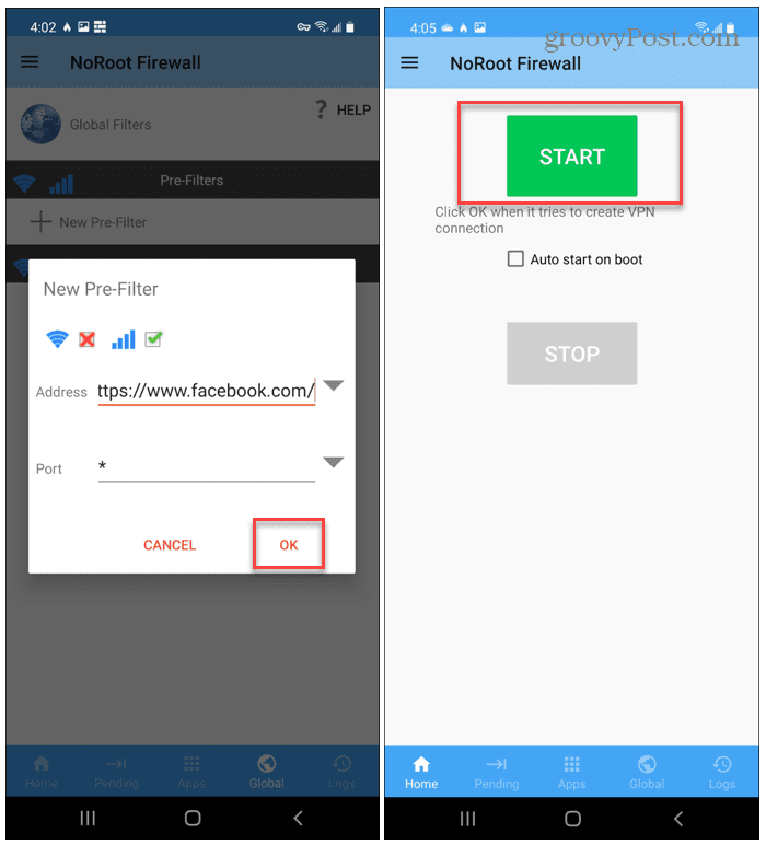 No-Root-Enter-site-to-block