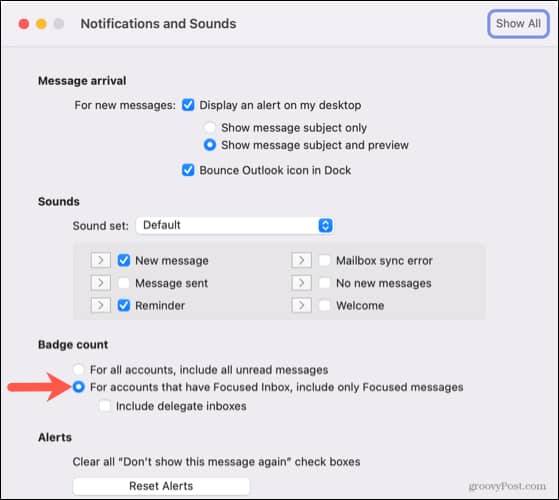 NotificationsFocused-OutlookMacFocusedInbox NotificationsFocused-OutlookMacFocusedInbox