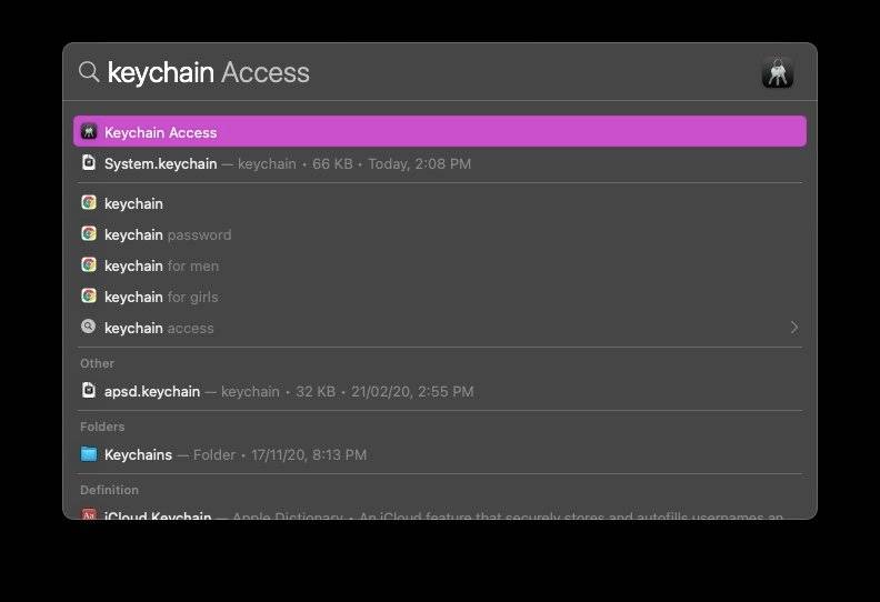 Open-Keychain-wifi-password-mac