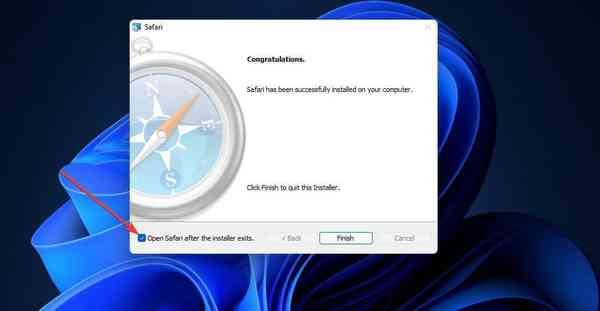 Open-Safari-option
