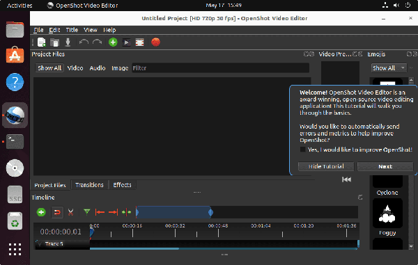 OpenShot-video-editor-linux