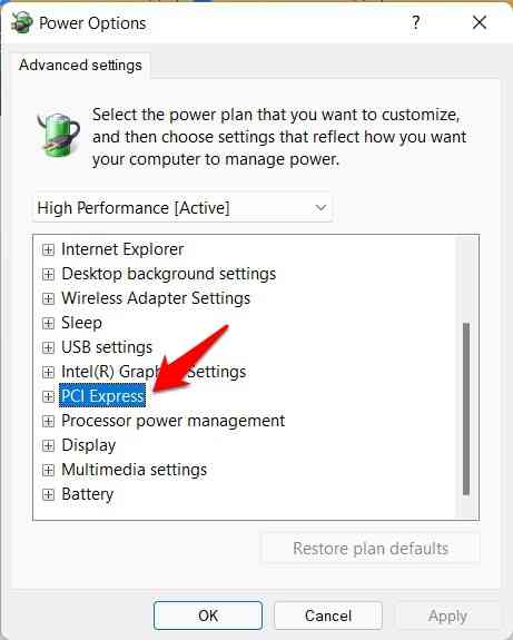 PCI-Express-Windows-11