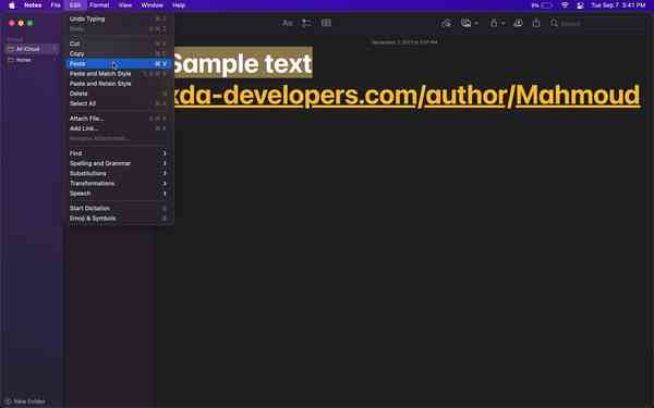 Paste-from-Menubar