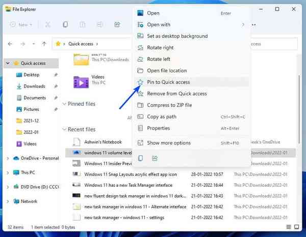 Pin-file-to-quick-access-panel