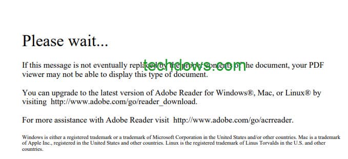 Please-wait-message-when-XFA-PDF-not-supported-in-PDF-Viewer-2