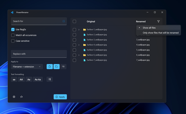 PowerRename PowerRename