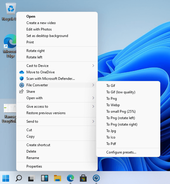 Preset-File-covnevertor-configuration