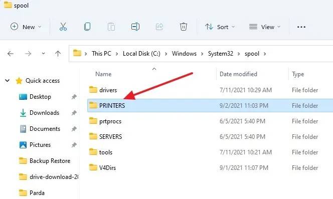 Printer-Spool-Folder