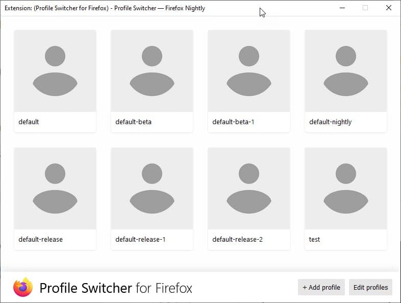 Profile-Switcher-for-Firefox-2
