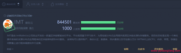 imt星际云在哪交易?新的交易平台投票上线成功
