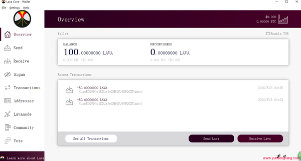 Lava怎么领免费空投，LAVA火山熔岩新币 LPOS模式