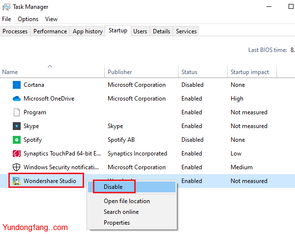 Remove-Wondershare-software-from-startup-list