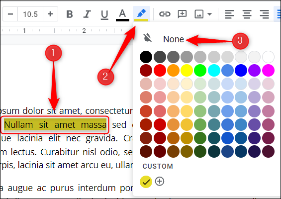 Remove-the-highlight-from-the-text.