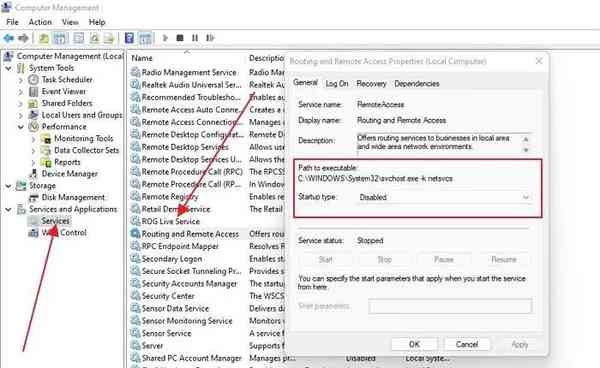 Restart-Routing-Services-Windows
