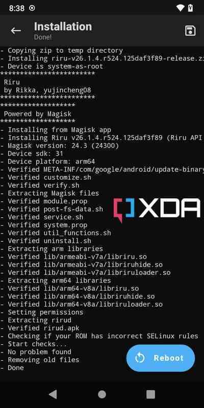 Riru-installation