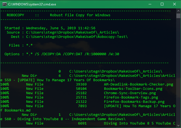 Robocopy-Windows-Example