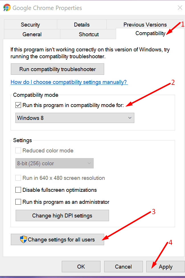 Run-Compatibility-mode-in-Windows-OS