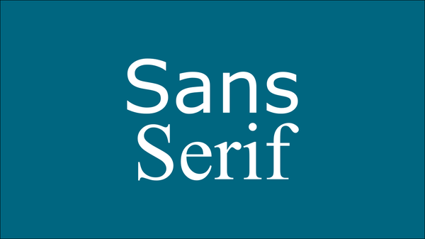 Sans-Serif