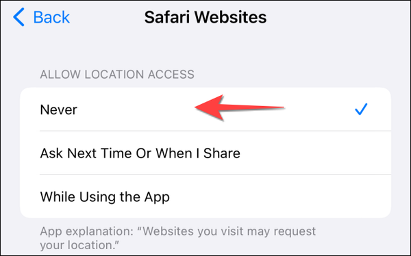 Select-never-for-allowing-location-access-to-all-websites