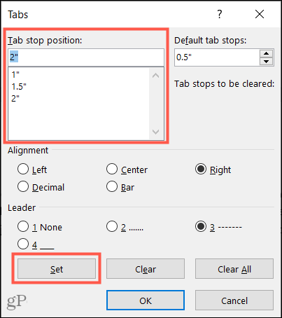SetTabStops-WordWindowsTabs