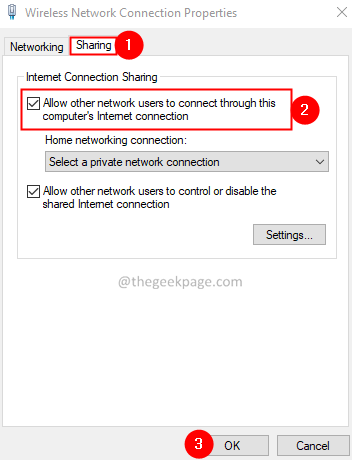 Sharing-tab