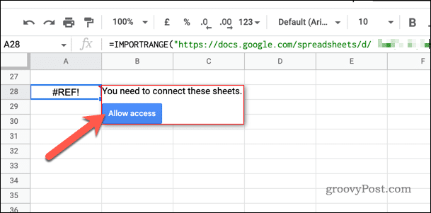 Sheets-allow-access-button