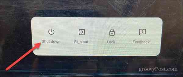 Shutdown-menu Shutdown-menu