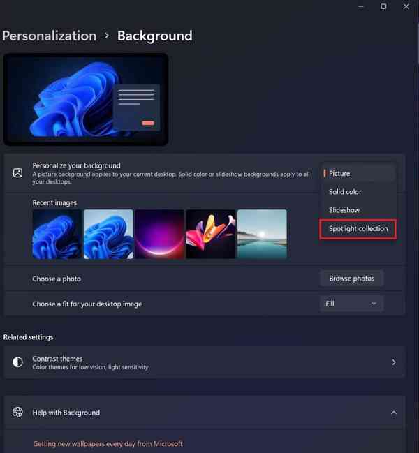 Spotlight-collection