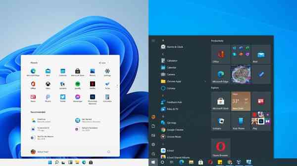 Start-Menu-Comparison-WIndows-11-vs-WIndows-10