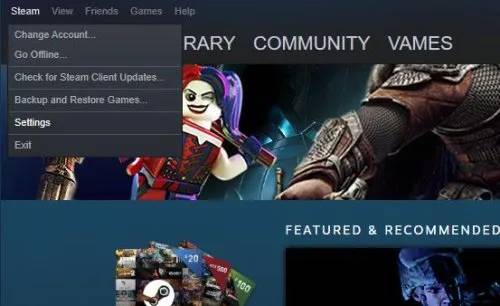 Steam-Settings