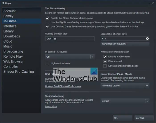 Steam-in-Game
