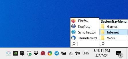 SystemTrayMenu-folder