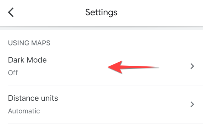 Tap-dark-mode-option-under-using-maps-in-google-maps-on-iphone-ipad