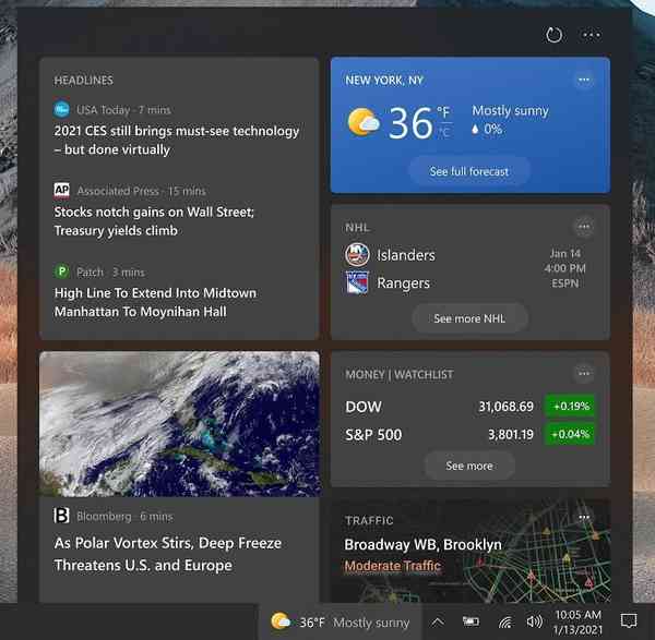 Taskbar-feature