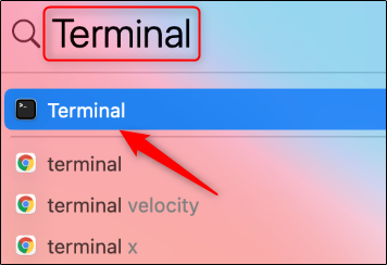 Terminal-in-spotlight-search