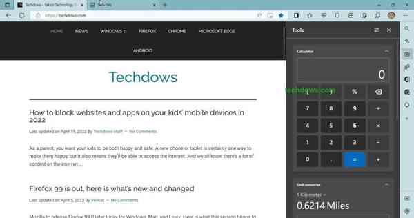 Tools-Pane-in-Sidebar-with-Calculator-unit-converter-and-Internet-Speed-Test-1024x540-1