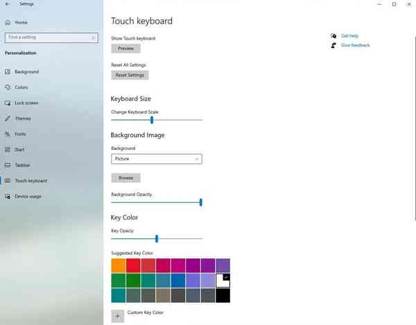 Touch-keyboard